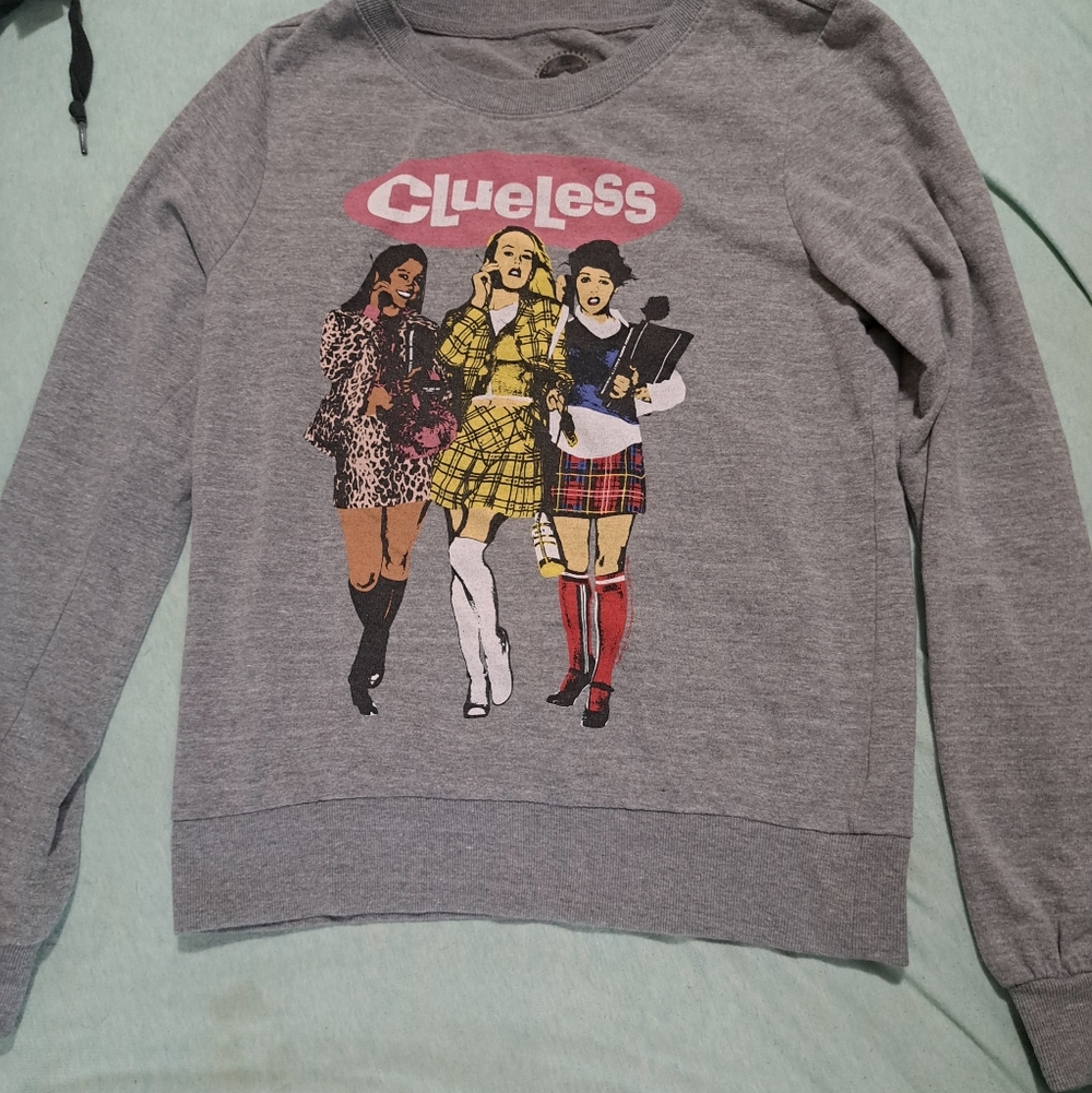 Trendy Graphic Gray Sweater